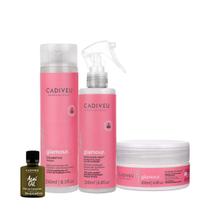Kit Cadiveu Professional Essentials Glamour Shampoo Máscara Fluido e Açaí Oil 10 (4 produtos) Kit Cadiveu Professional Essentials Glamour Shampoo Máscara Fluido e Açaí Oil 10 (4 produtos)