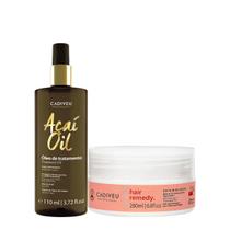Kit Cadiveu Professional Essentials Hair Remedy Máscara e Açaí Oil 110 (2 produtos) Kit Cadiveu Professional Essentials Hair Remedy Máscara e Açaí Oil 110 (2 produtos)