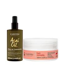Kit Cadiveu Professional Essentials Hair Remedy Máscara e Açaí Oil 60 (2 produtos) Kit Cadiveu Professional Essentials Hair Remedy Máscara e Açaí Oil 60 (2 produtos)