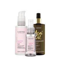 Kit Cadiveu Professional Essentials Quartzo Shine Açaí Oil 110 Leave-in (3 produtos)