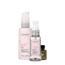 Kit Cadiveu Professional Essentials Quartzo Shine Açaí Oil Leave-in (3 produtos)