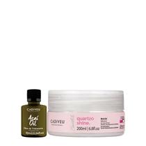 Kit Cadiveu Professional Essentials Quartzo Shine Máscara e Açaí Óleo (2 produtos) Kit Cadiveu Professional Essentials Quartzo Shine Máscara e Açaí Óleo (2 produtos)