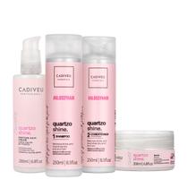 Kit Cadiveu Professional Essentials Quartzo Shine Shampoo Condicionador Máscara e Pré- Shampoo (4 produtos)