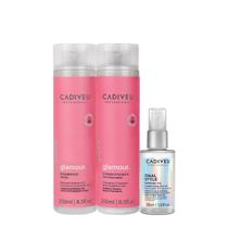 Kit Cadiveu Professional Glamour Duo e Final Style Oil (3 produtos)