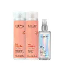 Kit Cadiveu Professional Hair Remedy Duo e Supreme Final Style (3 produtos) Kit Cadiveu Professional Hair Remedy Duo e Supreme Final Style (3 produtos)