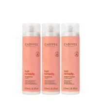Kit Cadiveu Professional Hair Remedy Shampoo Extra e Condicionador (3 produtos)