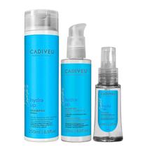 Kit Cadiveu Professional Hydra Up - Shampoo 250ml + Leave-In 120ml + Sérum 65ml