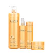 Kit Cadiveu Professional Nutri Glow Booster Fluido Shampoo Condicionador e Máscara (4 produtos) Kit Cadiveu Professional Nutri Glow Booster Fluido Shampoo Condicionador e Máscara (4 produtos)