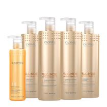 Kit Cadiveu Professional Nutri Glow Cera Nutritiva e Blonde Clarifying Shampoo Extra Condicionador e Máscara (6 produtos