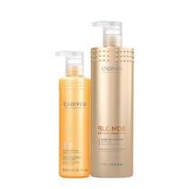 Kit Cadiveu Professional Nutri Glow Cera Nutritiva e Blonde Reconstructor Clarifying Shampoo (2 produtos)