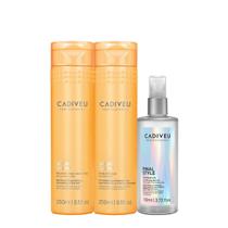 Kit Cadiveu Professional Nutri Glow Duo e Supreme Final Style Oil (3 produtos)