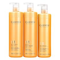 Kit Cadiveu Professional Nutri Glow - Shampoo + Cond + Cera