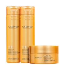 Kit Cadiveu Professional Nutri Glow Shampoo Condicionador e Máscara (3 produtos)