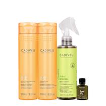 Kit Cadiveu Professional Nutri Glow Shampoo Condicionador Maxi Ondas e Açaí Oil (4 produtos)