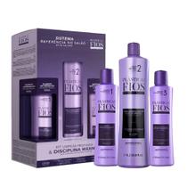 Kit Cadiveu Professional Plástica Dos Fios Ativo 1L + Shampoo E Máscara 300ml Kit Cadiveu Professional Plástica Dos Fios Ativo 1L + Shampoo E Máscara 300ml