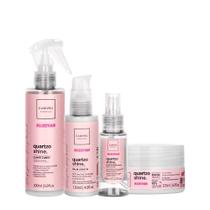 Kit Cadiveu Professional Quartzo Shine Fluído Balm Máscara e Óleo (4 produtos) Kit Cadiveu Professional Quartzo Shine Fluído Balm Máscara e Óleo (4 produtos)