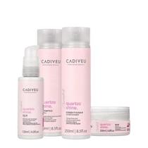 Kit Cadiveu Professional Quartzo Shine Shampoo Condicionador Balm e Máscara (4 produtos)
