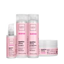 Kit Cadiveu Professional Quartzo Shine Shampoo Condicionador Balm e Máscara (4 produtos) Kit Cadiveu Professional Quartzo Shine Shampoo Condicionador Balm e Máscara (4 produtos)