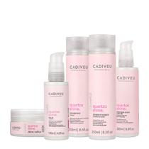 Kit Cadiveu Professional Quartzo Shine Shampoo Condicionador Balm Máscara e Protein Hair Cream (5 produtos) Kit Cadiveu Professional Quartzo Shine Shampoo Condicionador Balm Máscara e Protein Hair Cream (5 produtos)