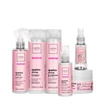 Kit Cadiveu Professional Quartzo Shine Shampoo Condicionador Balm Máscara Fluído e Óleo (6 produtos)