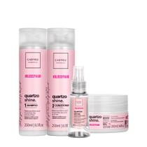 Kit Cadiveu Professional Quartzo Shine Shampoo Condicionador Máscara e Óleo (4 produtos) Kit Cadiveu Professional Quartzo Shine Shampoo Condicionador Máscara e Óleo (4 produtos)