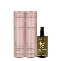 Kit Cadiveu Professional Repair Solution Açaí Duo Oil 60 (3 produtos)