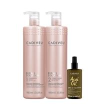 Kit Cadiveu Professional Repair Solution Açaí Duo Salon Oil 60 (3 produtos)