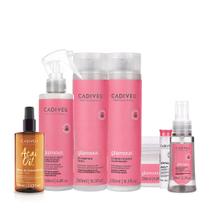 Kit Cadiveu Profissional Essentials Glamour Completo e Óleo Açaí 60ml (7 produtos)