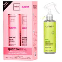 Kit Cadiveu Quartzo Shine 250ml + Ativador Cachos Maxi Waves