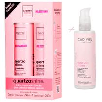 Kit Cadiveu Quartzo Shine 250ml +Creme Quartzo Shine Protein