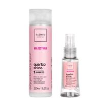 Kit Cadiveu Quartzo Shine Shampoo 250ml + Óleo 65ml