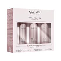 Kit Cadiveu Repair Solution - Shampoo 250ml + Condicionador 250ml + Proteína Capilar 200ml