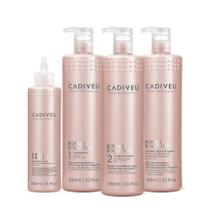 Kit Cadiveu Repair Solution Shampoo Sem Sulfato Condicionador Máscara e Shot (4 produtos)