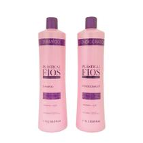 Kit Cadiveu Shampoo E Condicionador Plastica Dos Fios 2X1Lt