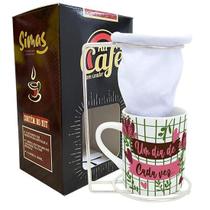 Kit Café Com Coador Florescer Simas
