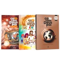 Kit: Café Com Deus Pai 2025 + Café Com Deus Pai Kids 2025 + Café Com Deus Pai Teens 2025