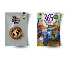 Kit: CAFÉ COM DEUS PAI 2026 + 365 Histórias bíblicas para ler e ouvir (2 Vol)