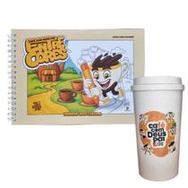 Kit Café com Deus Pai: Entre Cores + Copo Kids Kit Café com Deus Pai: Entre Cores + Copo Kids