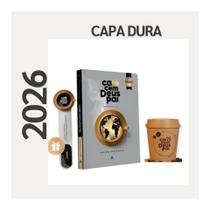Kit Café com Deus Pai Lançamento 2026 Capa Dura e Copo café com Deus pai 250 ml