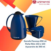 Kit café Completo + Chaleira Eletrica 220V 1,8L + 4 Xicaras Coloridas100ML