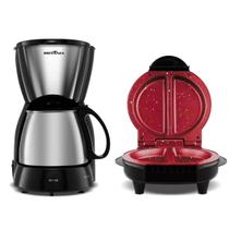 Kit Cafe da Manha Omeleteira Redstone + Cafeteira Jarra Inox