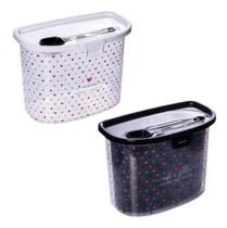 Kit Café Da Manha Pote Café C/ Porta Filtro E Pote Açúcar