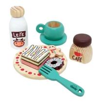 Kit Café da Manhã/Tarde Brinquedo de Madeira - Newart