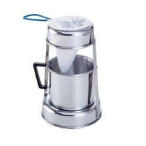 Kit Café em Alumínio C/ Coador em Tecido - Aluminio Genesis Kit Café em Alumínio C/ Coador em Tecido - Aluminio Genesis