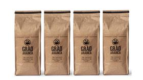 Kit Café Especial 100% arábica em grãos 4 pacotes 500G