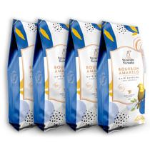 Kit Café Especial Fazenda Floresta Bourbon Amarelo Moído 4 pacotes de 250g