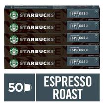 Kit café espresso roast by nespresso starbucks = 50 cáps