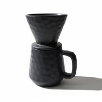 Kit Café Individual Caneca E Suporte Filtro Cerâmica Preto Kit Café Individual Caneca E Suporte Filtro Cerâmica Preto