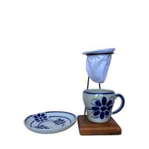 Kit Café Individual Xicara 200 Floral Monte Sião - Demolição Kit Café Individual Xicara 200 Floral Monte Sião - Demolição