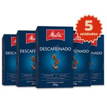 Kit Café Melitta Descafeinado - 5 Unidades 250g